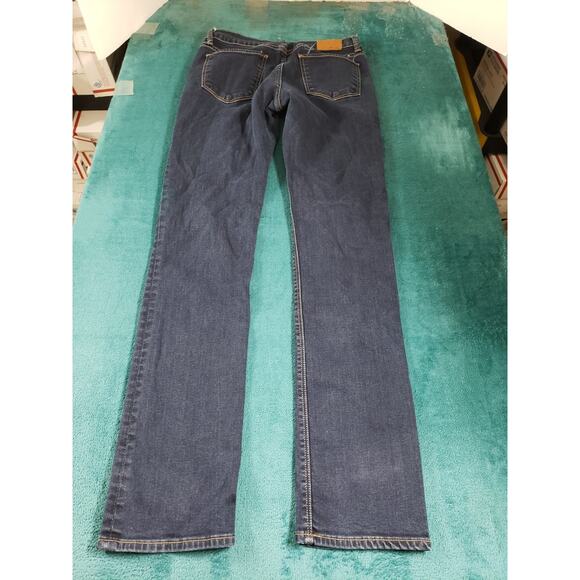 Lucky Brand Jeans Size 6 Womens Blue Stretch Pant Denim Mid Rise Brooke Straight - Picture 11 of 13